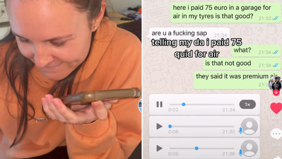 Irish TikTokers are telling their dads they paid €50 for ‘premium air’ in their tyres