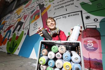 A brand new mural dedicated to Irish people’s dreams was unveiled in Dublin today