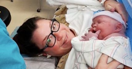 Woman gives birth to baby weighing over 14lbs in US