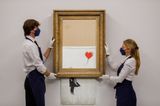 Shredded Banksy work sells for €21.9 million