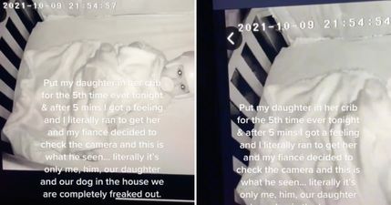 WATCH: Parents see person walk past daughter’s crib in creepy baby monitor footage