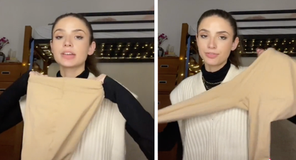 Viral TikTok shows how to keep warm wearing tights in winter