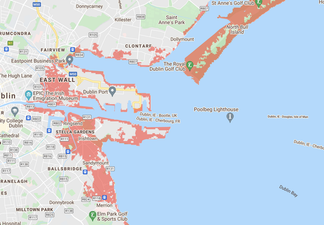 These parts of Ireland could be under water by 2030