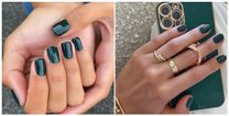 Dark green is this season’s hottest nail shade – and you’ll see why