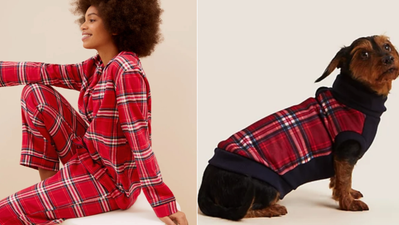 M&S are selling matching Christmas PJs for you and your dog