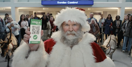 WATCH: Santa flashes his Covid cert in Tesco’s new Christmas ad