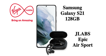 WIN: A brand new Samsung Galaxy S21 and a pair of JLabs Air Sport Earbuds