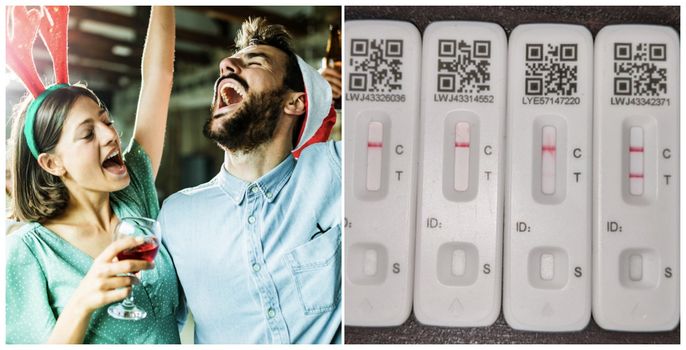 antigen test warning