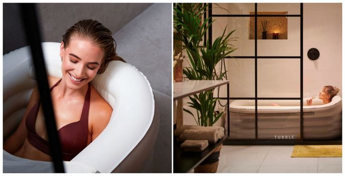 Tubble inflatable bathtub