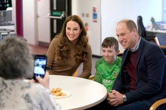 Prince William comforts grieving schoolboy who lost his mum
