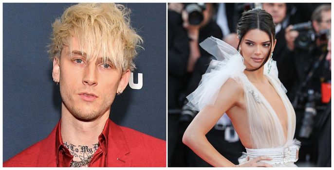 Machine Gun Kelly discussing a teenage Kendall Jenner