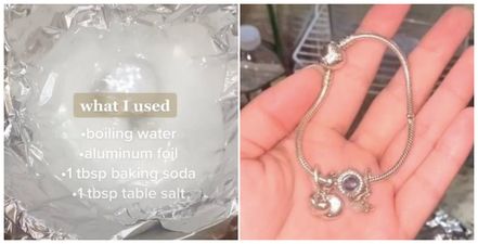 This genius foil hack will clean all your silver jewellery in seconds