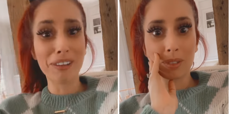 Stacey Solomon left mortified after accidental NSFW google search