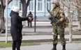 WATCH: Ukrainian woman bravely confronts Russian soldier