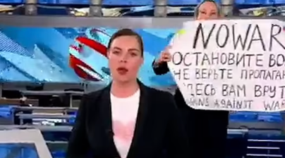 Russian journalist who protested against the war on live TV arrested