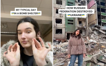 Young Ukrainians are using TikTok to show the reality of war