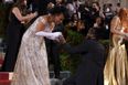 Anyone else see the proposal that happened on the Met Gala steps?