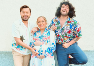 Brian Dowling’s “incredible” sister Aoife is the surrogate for his and Arthur’s baby