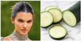 The internet is losing it over Kendall Jenner trying to cut up a cucumber