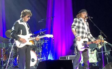Johnny Depp performs in Sheffield as he awaits verdict in defamation case