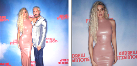 Khloe Kardashian arrives at Andrew Fitzsimons LA launch to support Irish stylist