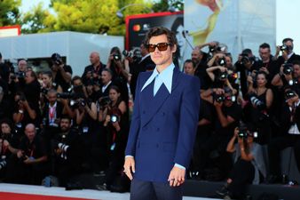 Harry Styles jokes he only went to Venice to spit on Chris Pine as he returns to tour