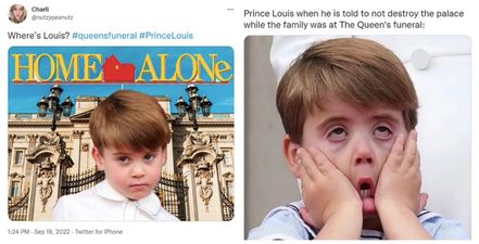 “Home alone” – Prince Louis memes are taking over the internet