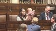 Violet-Anne Wynne makes history as first TD to bring her baby to the Dáil