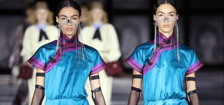 Irish twins featured by Gucci during Milan Fashion Week