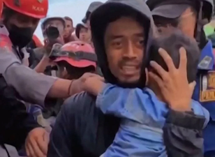 6-year-old boy found alive in earthquake rubble after two days in Indonesia