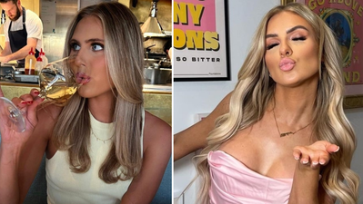 Chloe Burrows reacts to her lookalike on Love Island Australia