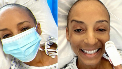 Adele Roberts shares hospital selfie and update following surgery