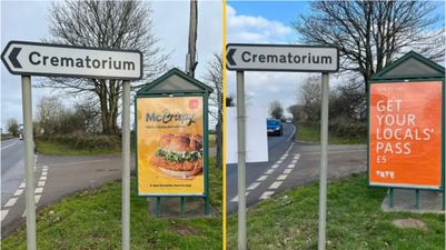 McDonald’s McCrispy ad beside crematorium leaves bad taste in people’s mouths
