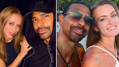 David Haye sends Valentine’s wishes to Sian Osborne and Una Healy