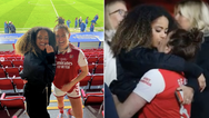 Love Island’s Amber Gill all over footballer girlfriend Jen Beattie after league cup win