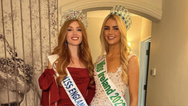 Miss Ireland Ivanna McMahon shows fellow beauty queens around her home country