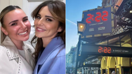 Girls Aloud’s Nadine Coyle and Cheryl Cole reunite at the West End