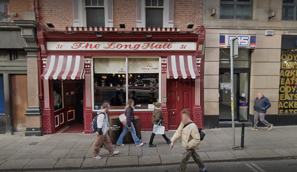The Long Hall Pub, George's Street in Dublin