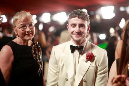 Dearbhla Mescal with her son, actor Paul Mescal