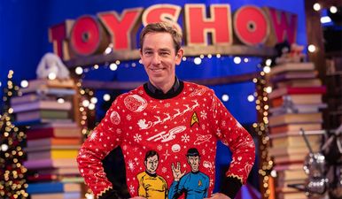 Ryan Tubridy fights back tears as he reunites with iconic Toy Show stars