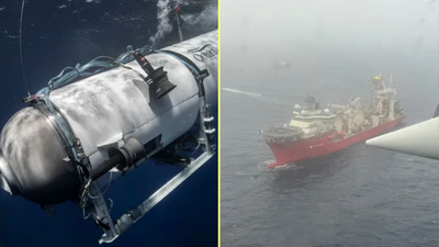 Deepwater robot finally reaches sea floor as oxygen runs out on missing Titanic sub