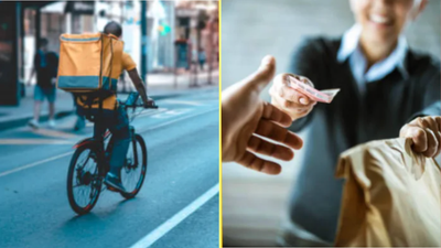 Delivery driver rages after customer leaves 10 per cent tip on £90 food order