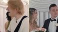 Bride and groom react in the cutest way as Ed Sheeran crashes their wedding