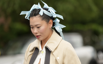 The ribbon trend taking over New York, Paris and Copenhagen fashion weeks