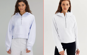 This Amazon half-zip is a great dupe for the Lululemon scuba top