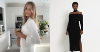 Get the Louise Cooney look with her affordable knit dress from River Island