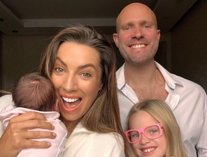 Georgie Crawford returns home to Ireland with her baby girl