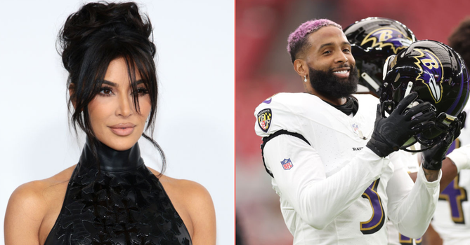 Kim K & Odell Beckham Jr