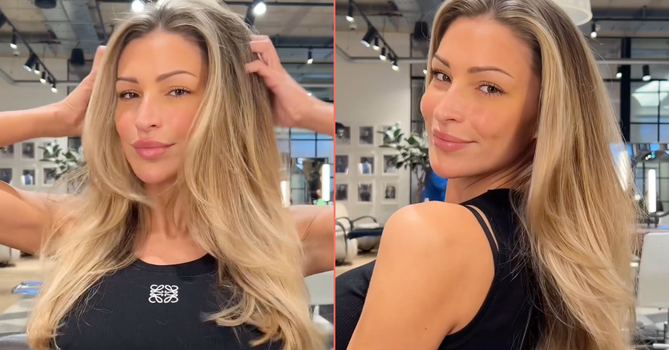 Zara McDermott hair trend