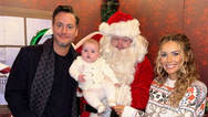 Laura Anderson reunites with ex-Gary Lucy for baby’s first Christmas